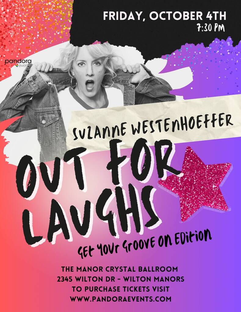 Out for Laughs with legendary comedian Suzanne Westenhofer